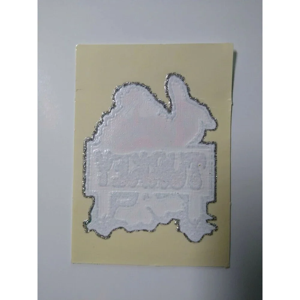 Turkey Screamin Gleamin Glitter Iron-On Decal Donruss Retro 1970's Groovy Cool